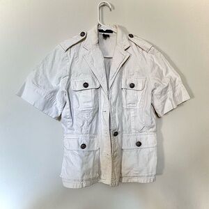 ralph lauren petite linen safari jacket p/l 🤍
